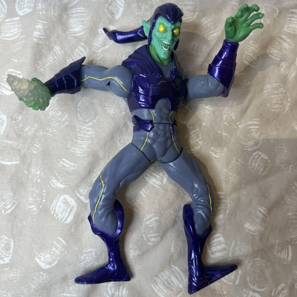 2012 Hasbro The Amazing Spider-Man Web Battlers Green Goblin 6" Action Figure